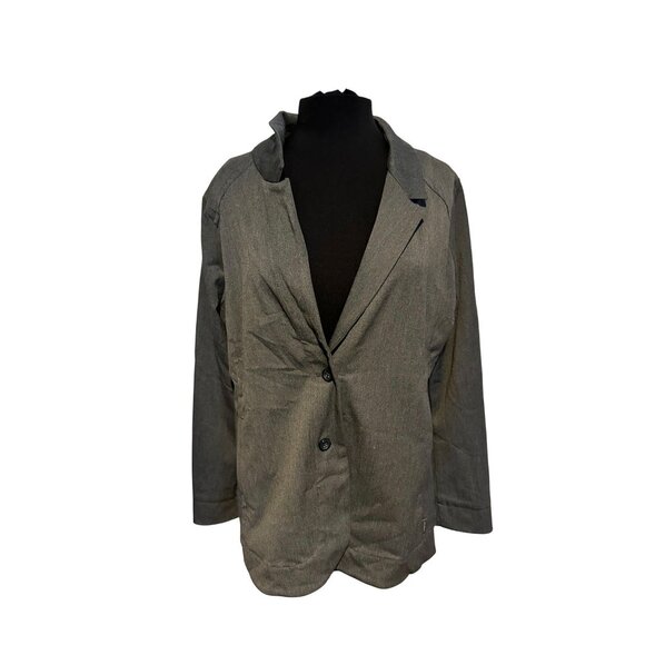 Eddie Bauer Travel Eddie Bauer Women’s WR Travel Blazer – Size‎ 16 – Dark Gray – - Picture 2 of 15